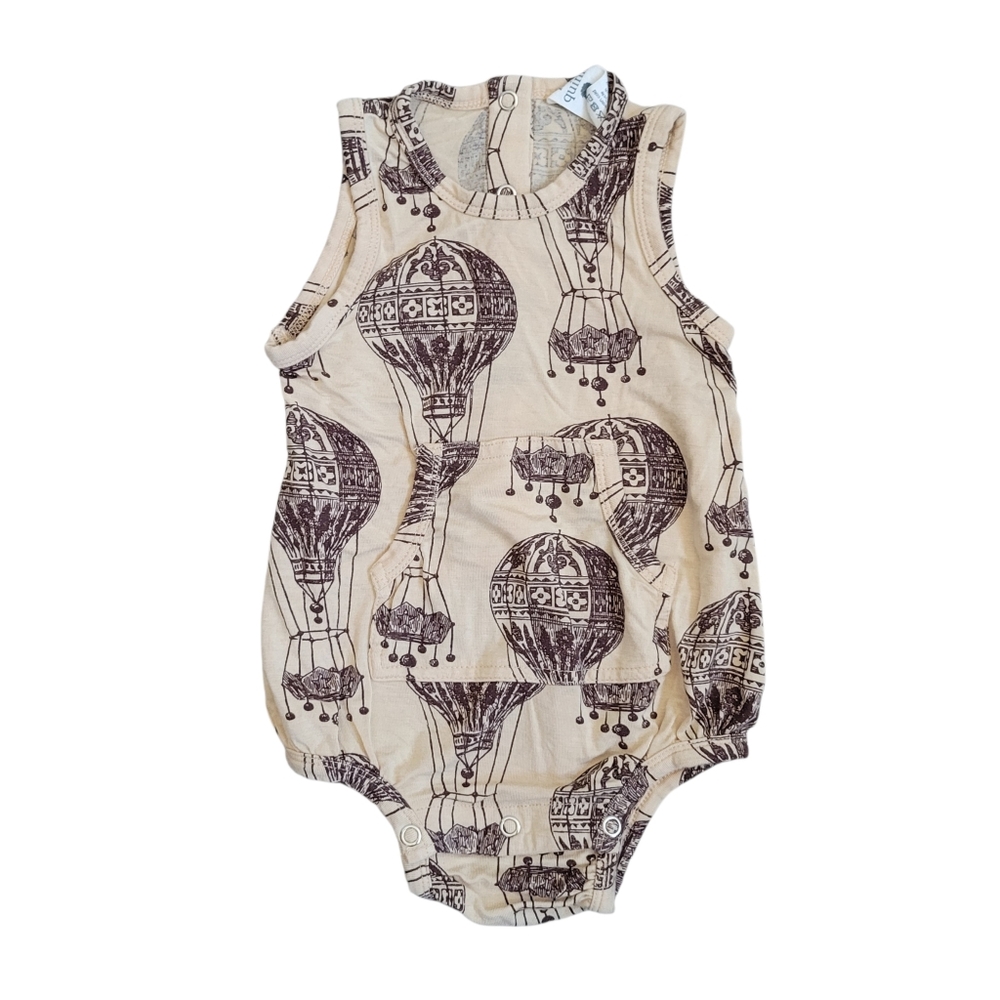 Kate Quinn Bamboo‎ Hot Air Ballon Print Onsie